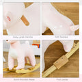 Blush Meadow Plush Deer Rocker