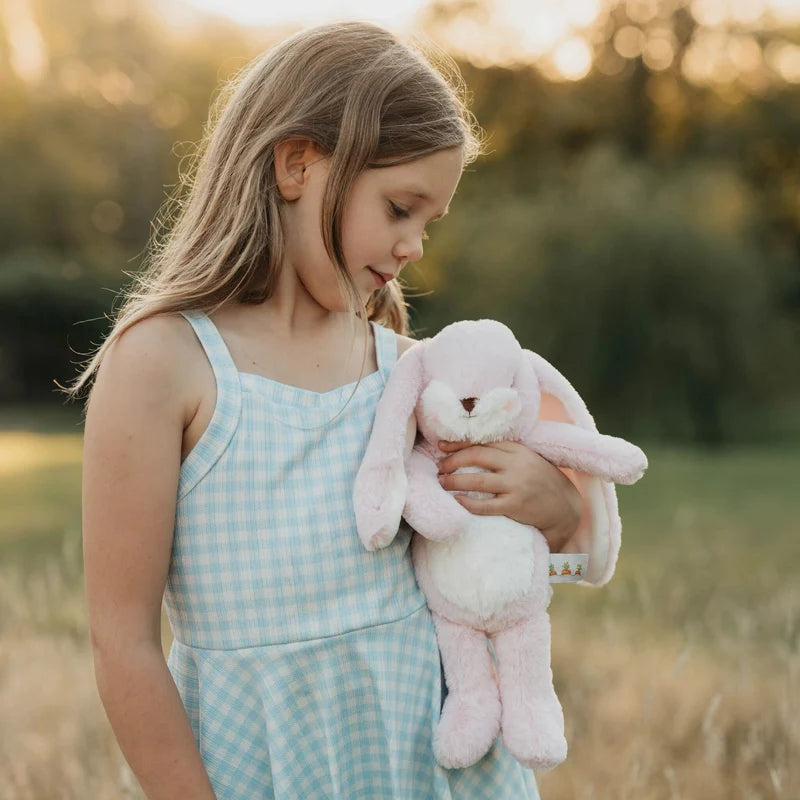 Little 12" Floppy Nibble Bunny - Pink