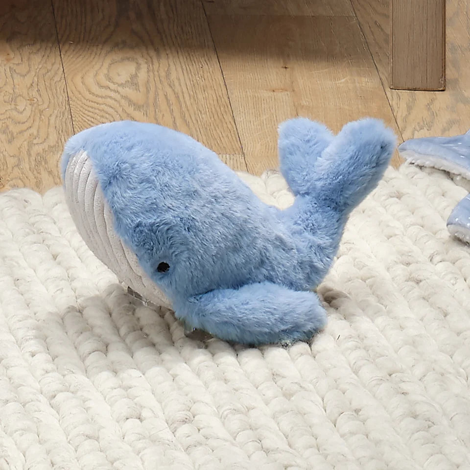 Bubbles & Squirt Soft Plush Blue Whale