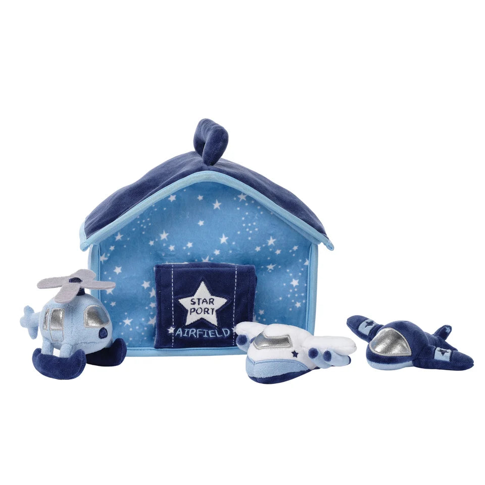 Interactive Airplane & Airport Plush Play Set