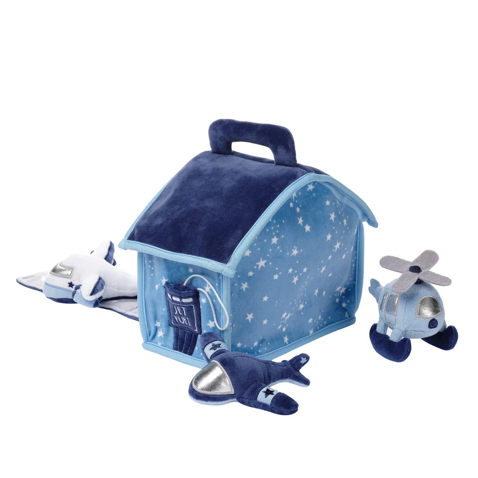 Interactive Airplane & Airport Plush Play Set