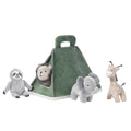 Interactive Plush Safari Tent with Stuffed Animals